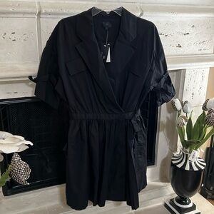 Banana Republic wrap shirt dress